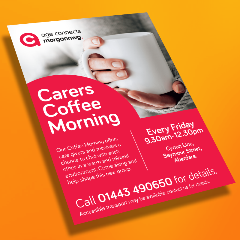 Portfolio - Age connects - Coffee Morning Flyer