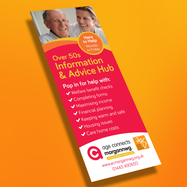 Portfolio - Age connects - Over 50s info and advice banner