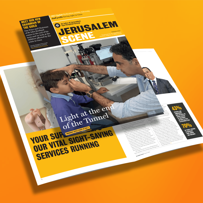 Portfolio - St John of Jerusalem Eye Hospital - Newsletter